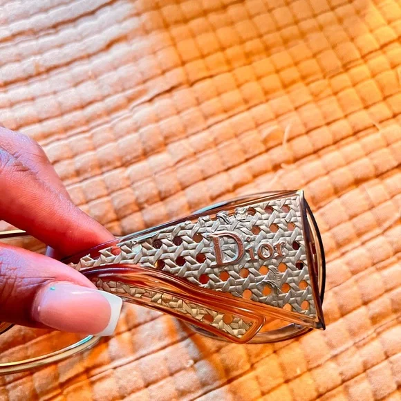 Vintage Dior Quadrille Sunglasses - Picture 4 of 12